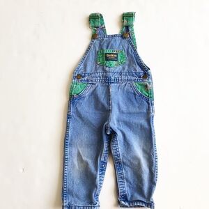 Vintage Oshkosh Wild West denim overalls 18m